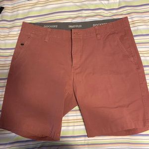 Red Docker shorts. Size 38 men.